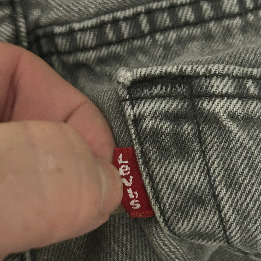 Levis 501 Original Fit Mens Grey Straight Leg Denim Jeans W30 L30